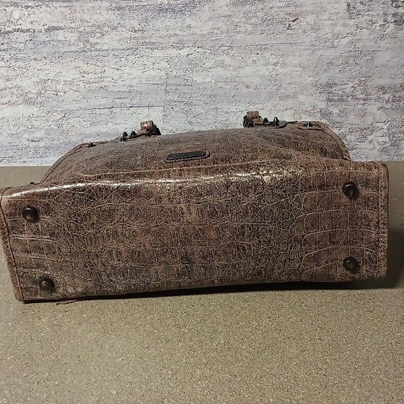 Rebecca Minkoff Croc Embossed Satchel - Picture 7 of 14